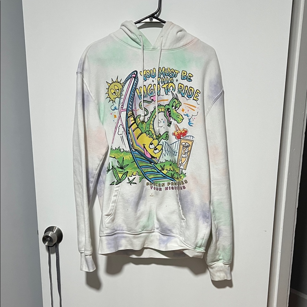 Colorful Graphic Print Men's Hoodie